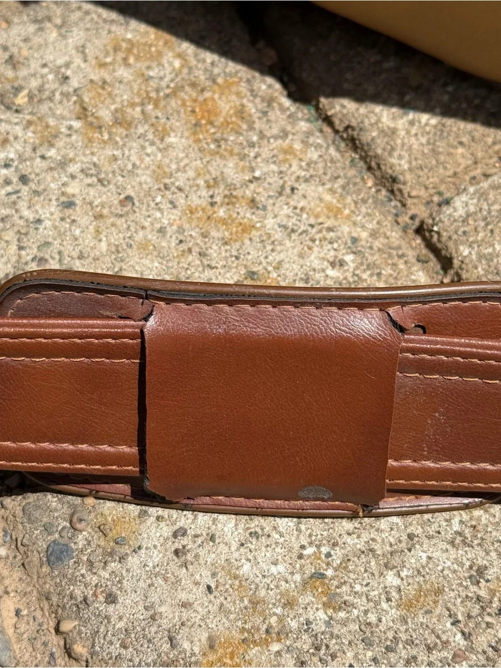 Canvas Travel Messenger Camera Bag, Tan and Brown, zippered, vintage retro